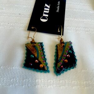 Handmade Leather Earrings